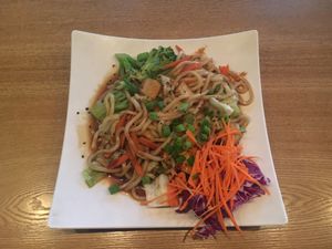 Teriyaki Udon at Zen Street in Riverside