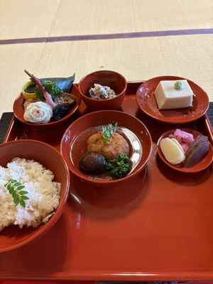   at Tenryuji Temple Shigetsu in Kyoto