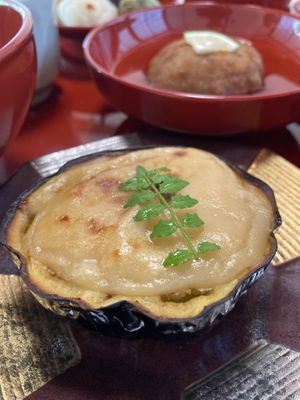 Melty eggplant   at Tenryuji Temple Shigetsu in Kyoto
