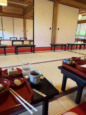   at Tenryuji Temple Shigetsu in Kyoto
