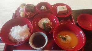 Main lunch for 1 person at Tenryuji Temple Shigetsu in Kyoto