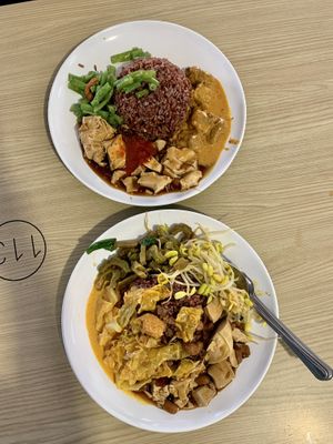 Brown rice and vegetables  at Yum Yum Yummy Vegetarian - Bukit Merah Central in Central Singapore