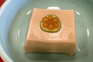 Mafu puddingg  at Haku Un An in Kyoto