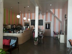 Inside at Connect Cafe in Chiang Rai