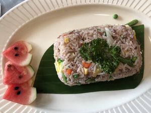  Vegetable Fried Rice 😍 at Connect Cafe in Chiang Rai