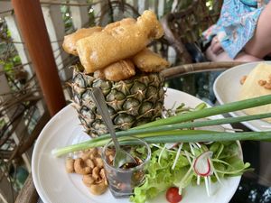 Pineapple fried rice   at Chivit Thamma Da in Chiang Rai