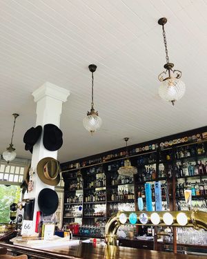 Bar area at Chivit Thamma Da in Chiang Rai