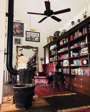 Library at Chivit Thamma Da in Chiang Rai