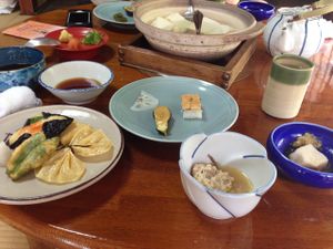 Tofu Lunch Set at Seizan Sodo in Kyoto