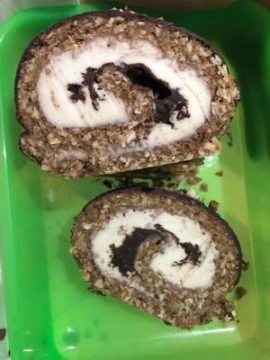 Cashew and dark chocolate rolls!  at Ro Bufet in Pribram