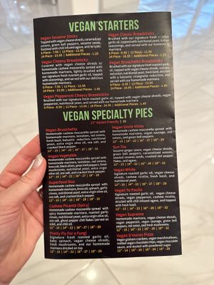 Menu  at Fine Folk Pizza in Fort Myers