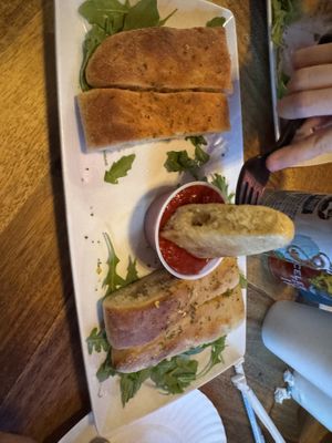 Vegan breadsticks  at Fine Folk Pizza in Fort Myers