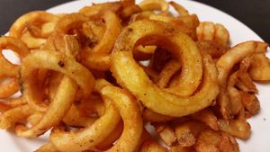 curly fries at The Tipsy Turtle in Jenkins Township