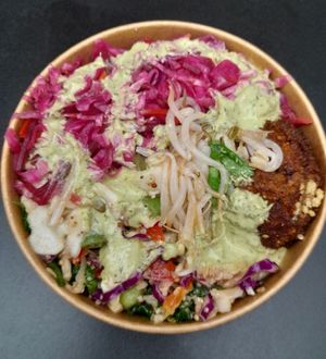 Husband's lunch at Iku Wholefoods Kitchen - Martin Place in Sydney