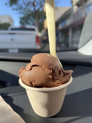 Chocolate hazelnut  at Revival Ice Cream in Monterey