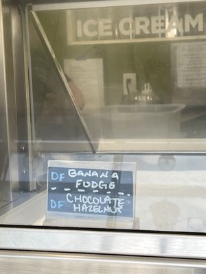 A couple of the vegan options  at Revival Ice Cream in Monterey