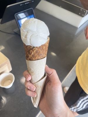 Tahitian vanilla DF  at Revival Ice Cream in Monterey
