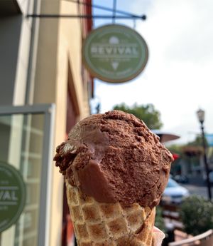 Chocolate Hazelnut!  at Revival Ice Cream in Monterey