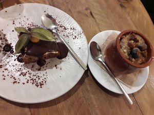 💚 Postres Vegan. Muy buenos. at Enkuentro Cocina Natural in Castellon De La Plana