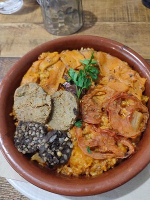 Arròs al forn at Enkuentro Cocina Natural in Castellon De La Plana