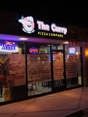 Side of restaurant  at The Curry Pizza Company - Shaw Ave in Fresno