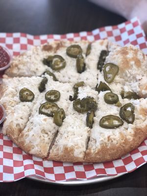 Vegan breadsticks  at The Curry Pizza Company - Shaw Ave in Fresno