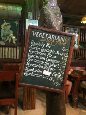 Vegetarian opcions at HR Native Restaurant  in Bantayan Island