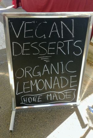 vegan desserts at Delice Royale - Market Stall in Mulgrave