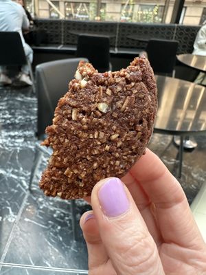 Sorry I ate some! Macadamia cookie!  at Iku Wholefood Kitchen - Rozelle in Rozelle