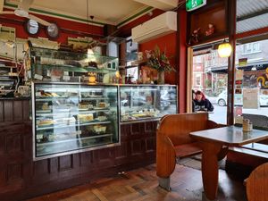 Cake and gelato cabinets at Badde Manors in Glebe