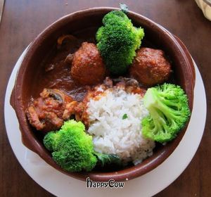 Tofu rissole (vegan) at Badde Manors in Glebe