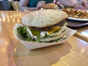 Burger  at Stir It Up in Charlottetown