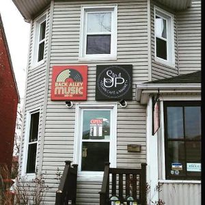 Vegan and Vinyl. Is there a better marriage? Doubtful. at Stir It Up in Charlottetown