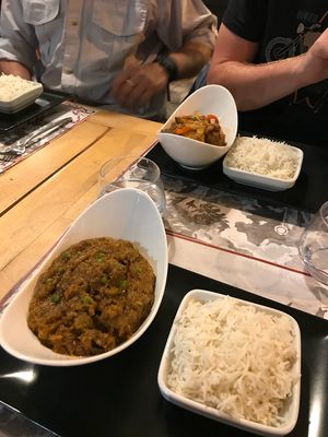Plat végétalien at Escale Indienne in Grenoble