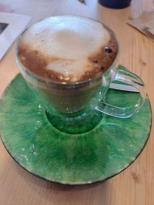 Barley coffee in replacement of Decaf coffee at O Macrobiotico in Porto