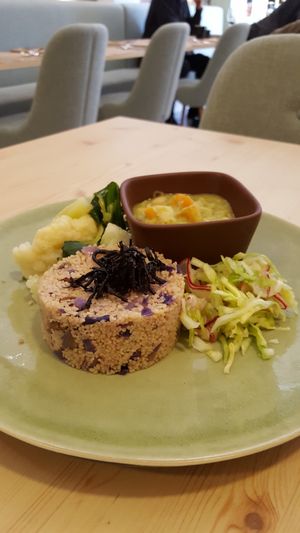 Macrobiotic Vegan food.  at O Macrobiotico in Porto