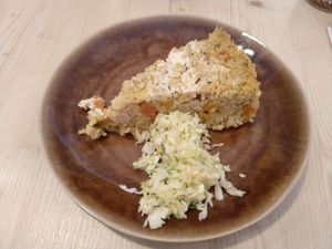 Prato do dia at O Macrobiotico in Porto