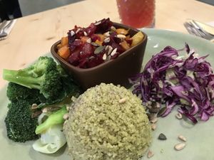 Dish of the day  at O Macrobiotico in Porto