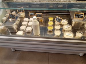 Current offerings at Cremerie Vegane in Geneva