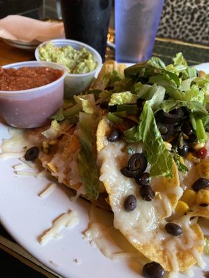 Vegan nachos at Bohemian Pizza & Tacos in Litchfield