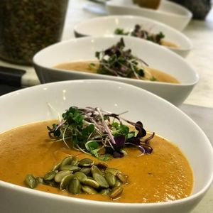 Butternut Squash Soup at Bohemian Pizza & Tacos in Litchfield