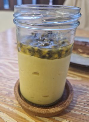 Passionfruit Mousse at Tambake in Praia