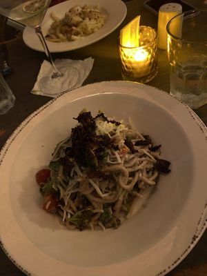 Creamy cashew vegan pasta   at Village Pantry in Hamilton