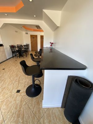 Counter seating  at New Asia Restaurant in West Hartford