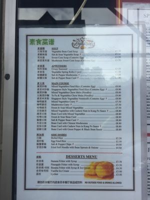 Vegetarian Menu Sit In at Magic Wok in Windermere