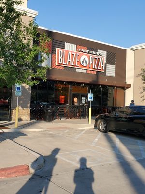 Entry at Blaze Pizza in Austin