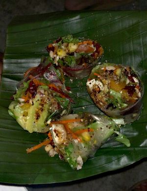  at Night Market - Vegan Wrap Stall in Pai