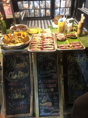   at Night Market - Vegan Wrap Stall in Pai