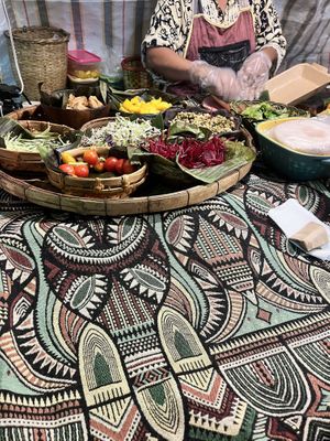 Ingredients   at Night Market - Vegan Wrap Stall in Pai