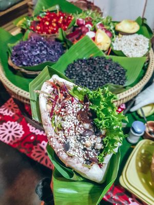 Pita bread at Night Market - Vegan Wrap Stall in Pai